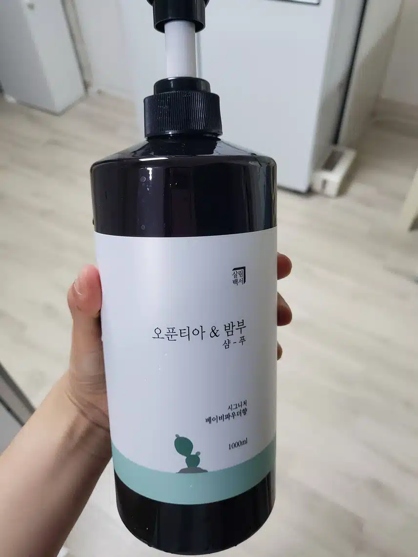 베이비파우더 향 샴푸입니다~