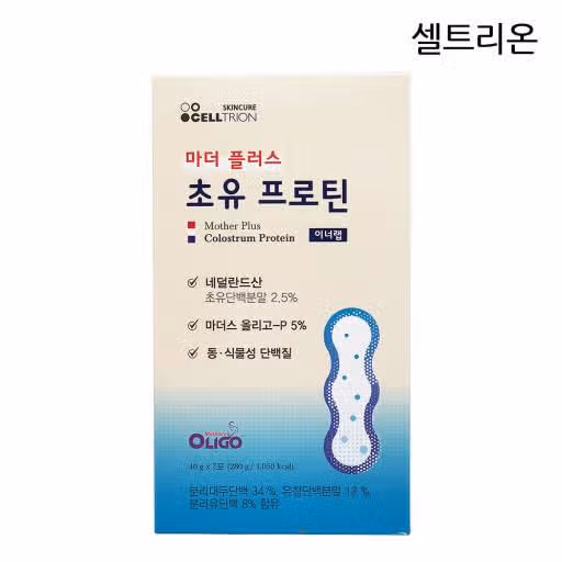 저는 셀트리온 초유 프로틴 먹어요 