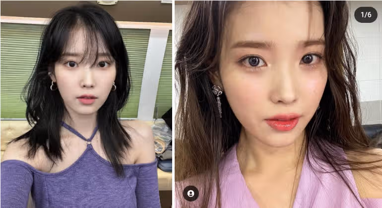 여름쿨톤 연예인_아이유