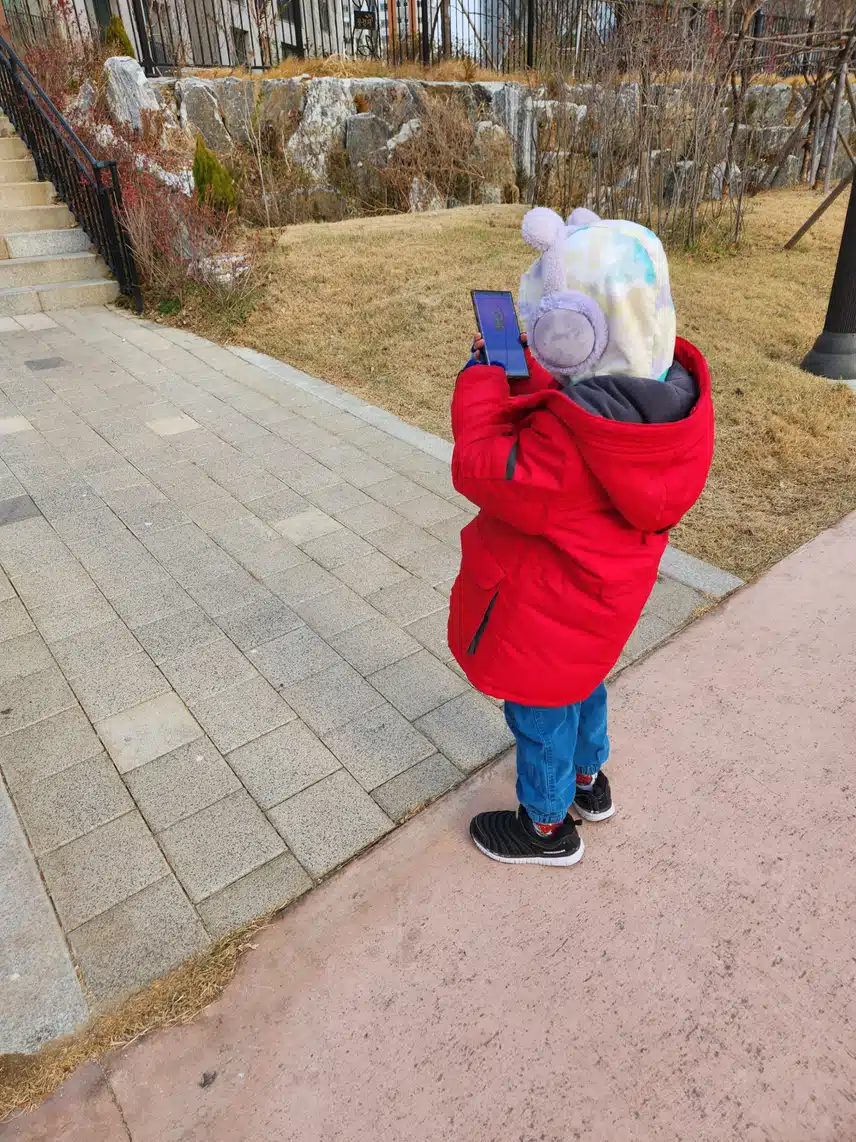 아이 체력은 무한인가봐요