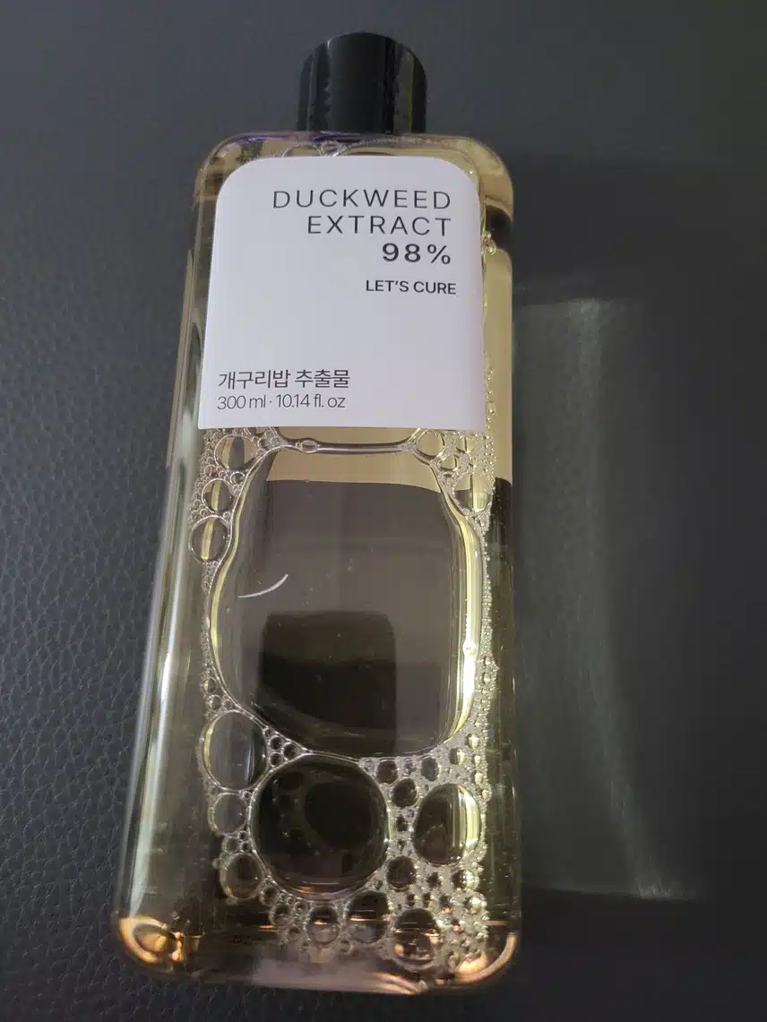 내돈내산 토너 입니다. 제품명:레츠큐어 개구리밥 추출물 토너