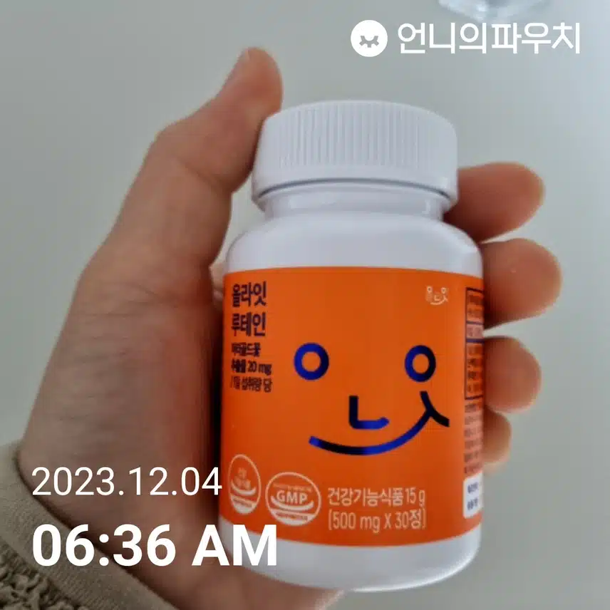 월- 루테인