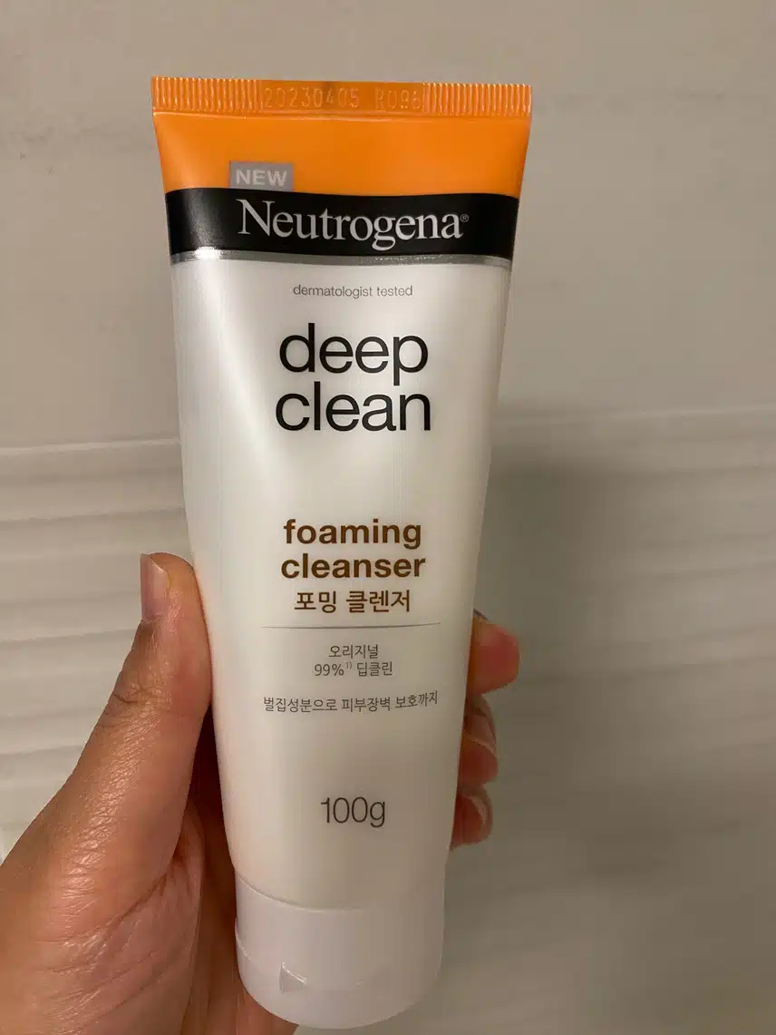 뉴트로지나 클렌징폼 