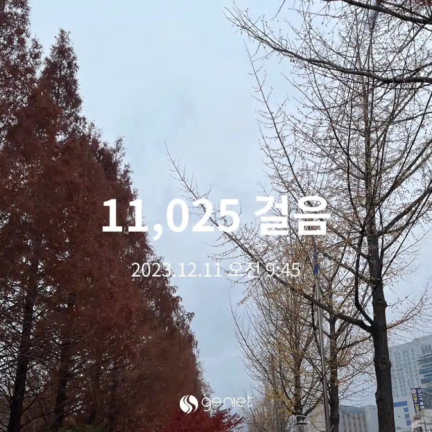 오늘도 만보걷기!  