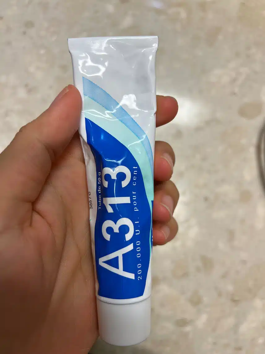 오늘은 레티놀크림 발랐어요