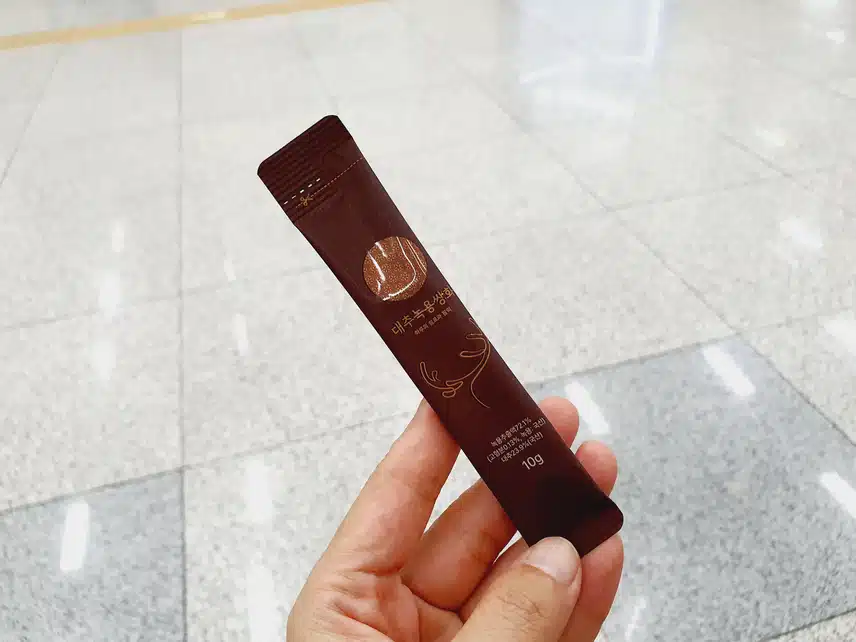 구록원 녹용 대추 쌍화차 스틱 간편하게 먹기좋아요
