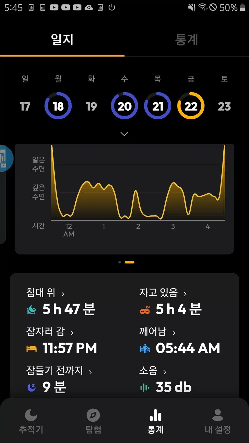 충분한 수면