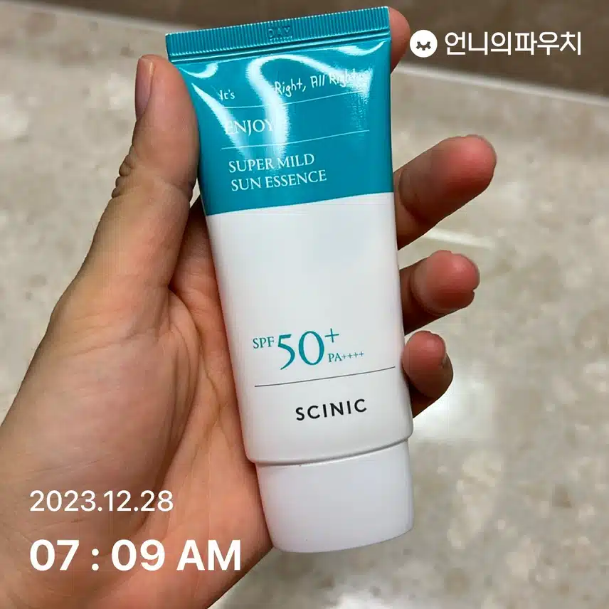선크림 덧바르기