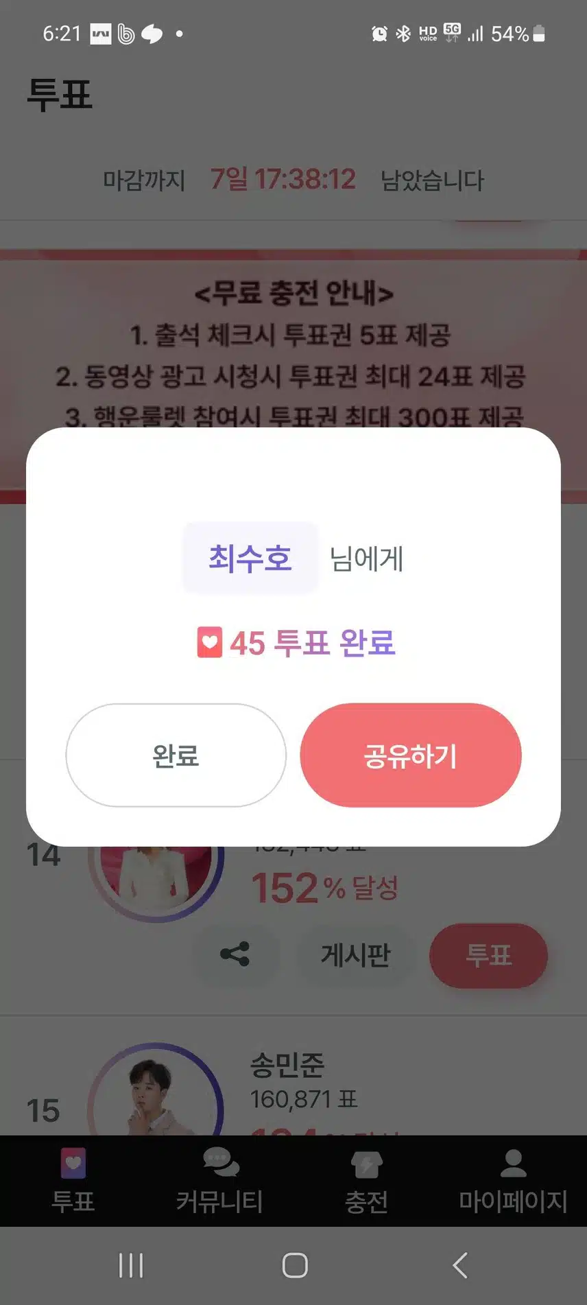 투표