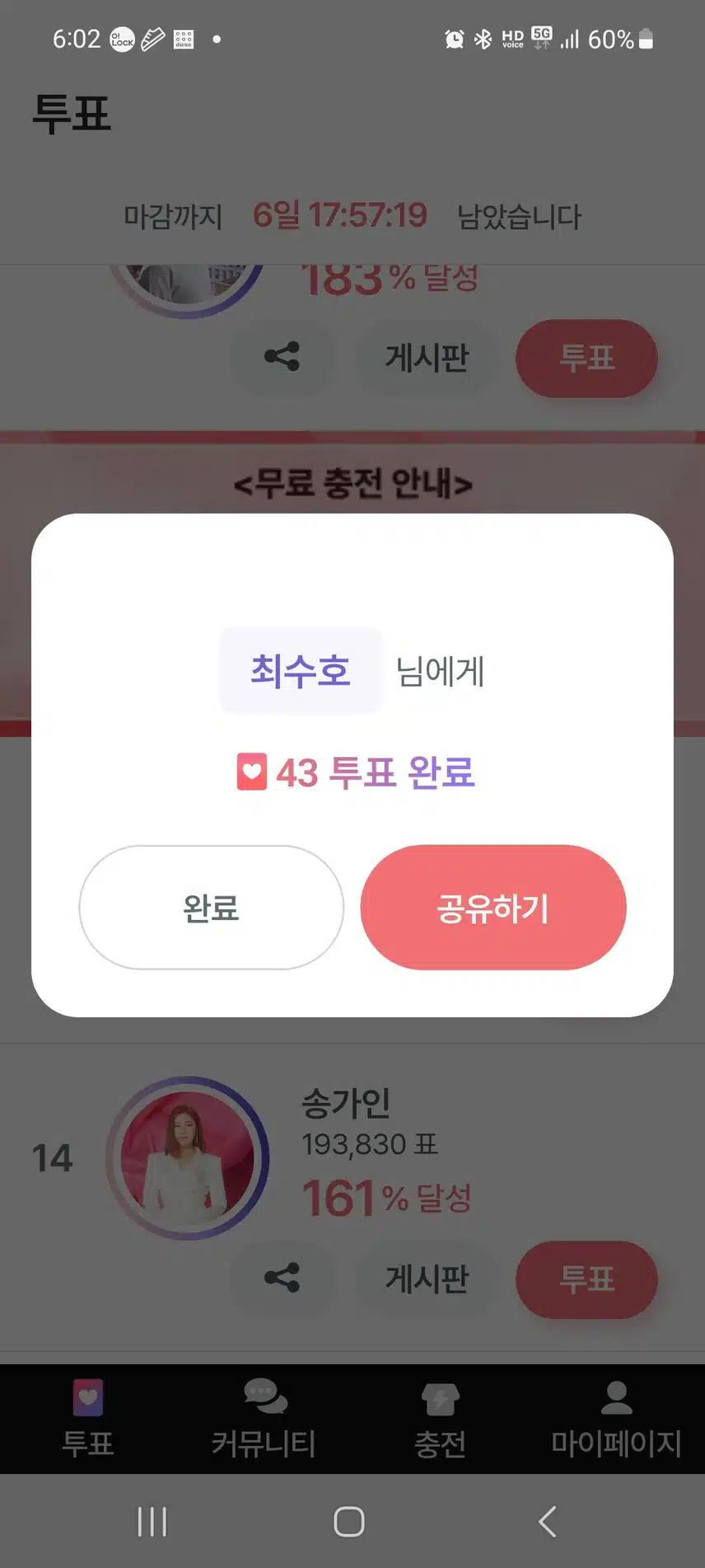 투표 