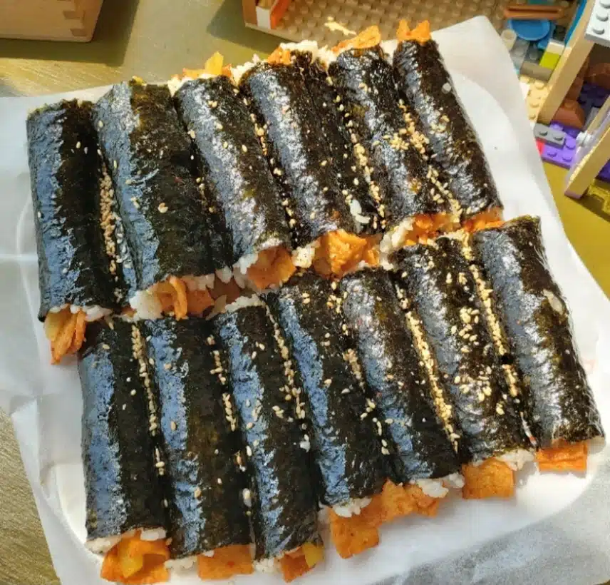 초간단 매콤어묵 꼬마김밥