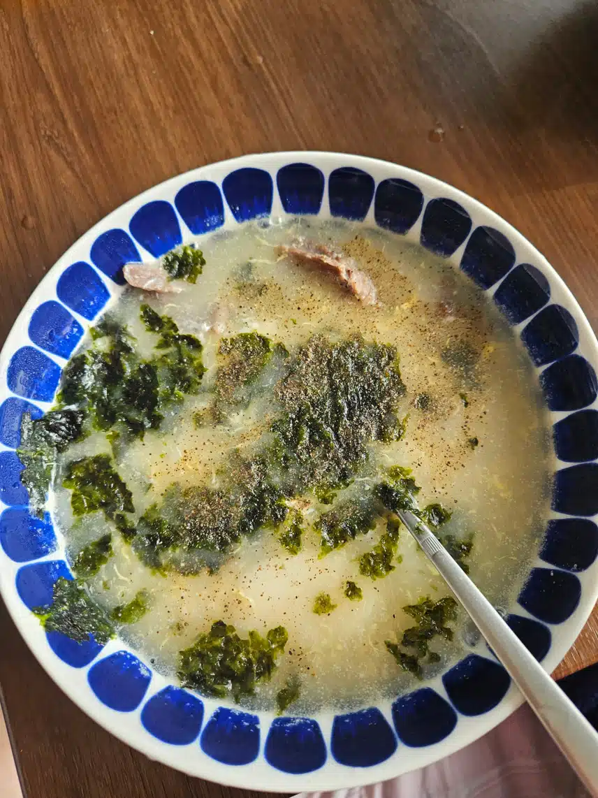 초간단 저녁메뉴  현미떡국