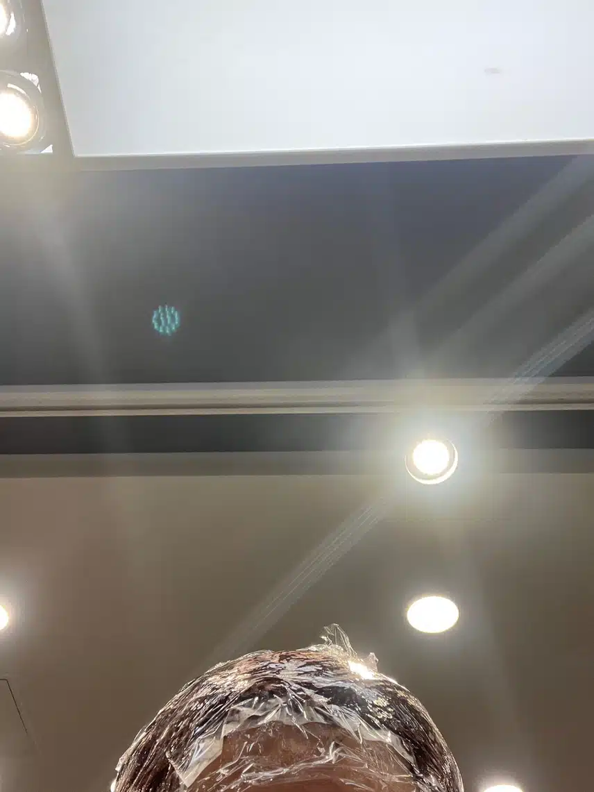 뿌염하네요 