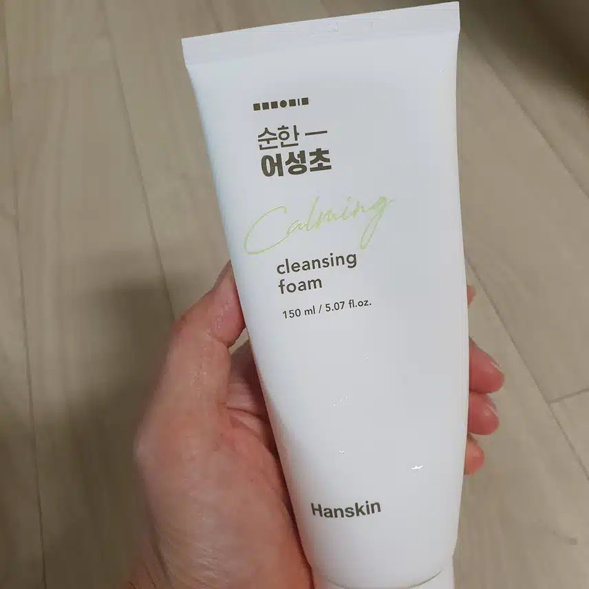 당김없고 순한 클렌징폼 추천해요ㅡ한스킨 순한 어성초