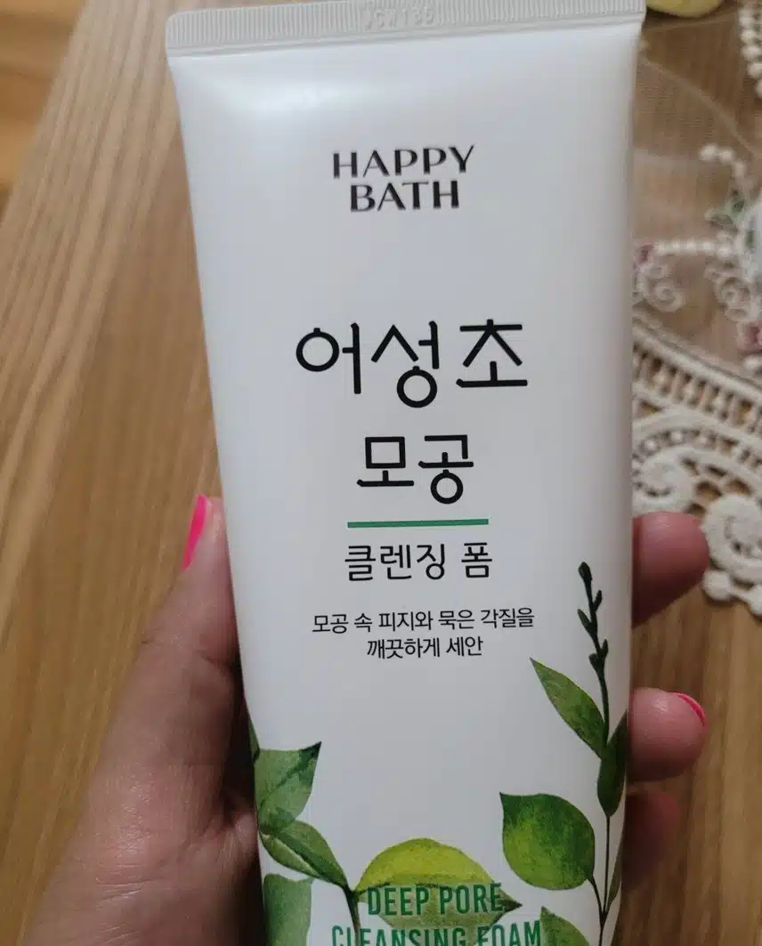 해피바스  어성초 모공 클렌징폼