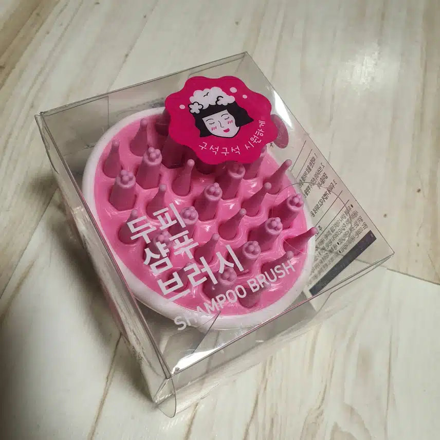 다이소 천원의 행복 샴푸 브러쉬