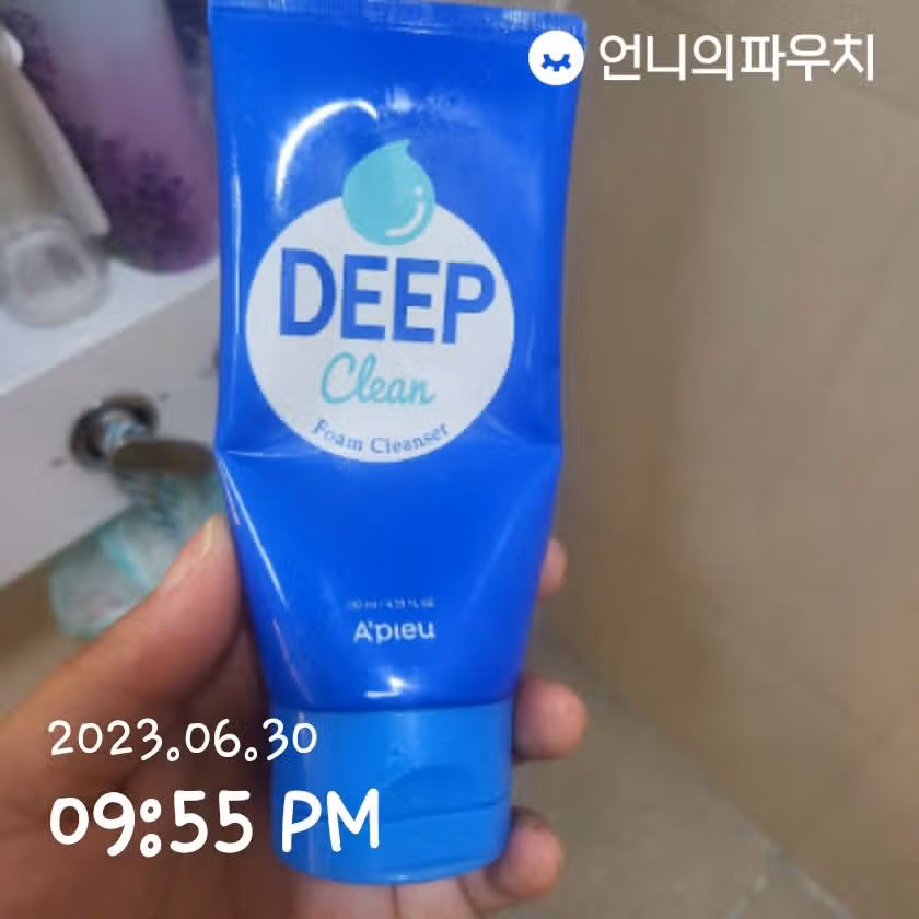 어퓨 딥 클린 클렌징폼~