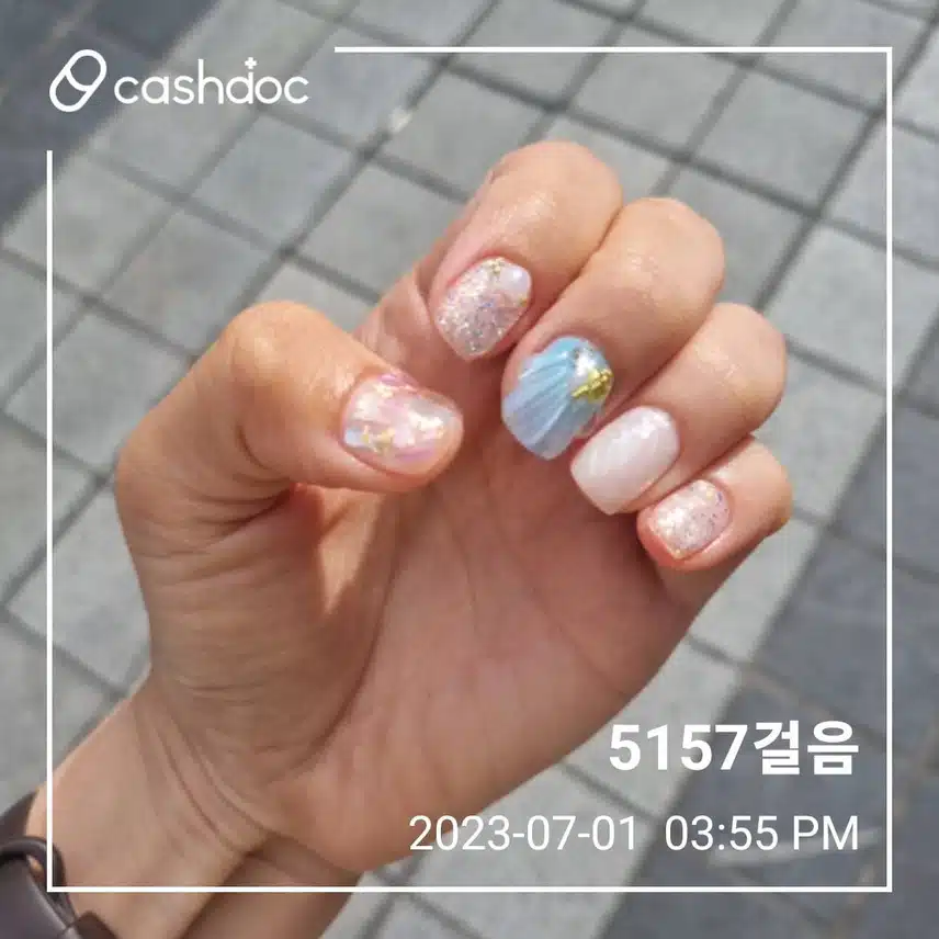 새로 한 네일아트♥