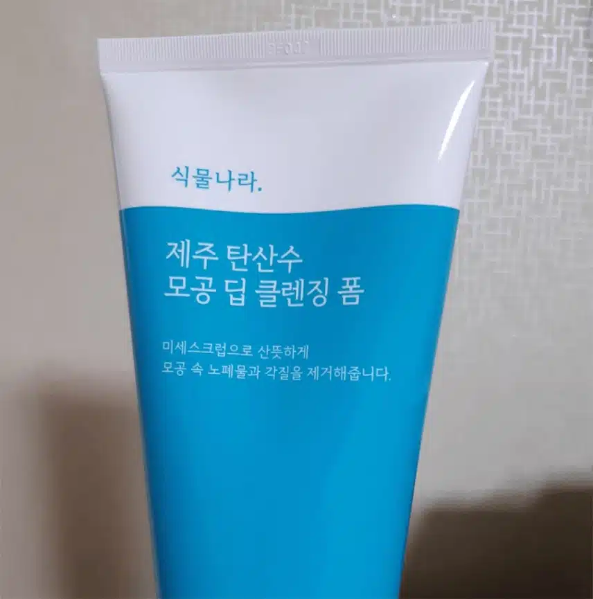 식물나라 제주 탄산수 딥 클렌징폼