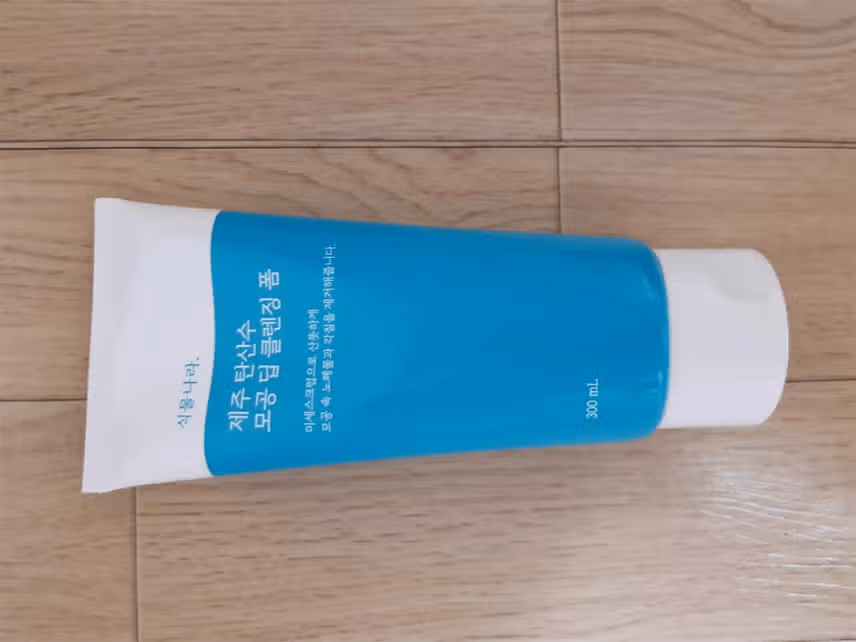 식물나라 제주 탄산수 딥 클렌징폼