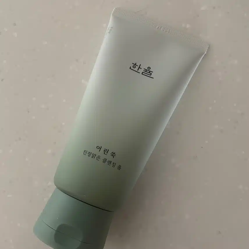 한율 어린쑥 잔정맑은 클렌징폼 