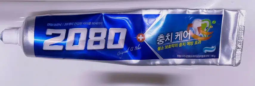 애경 2080 덴탈클리닉 오리지널 알파 블루치약