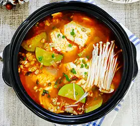 단백질 식단으로 순두부