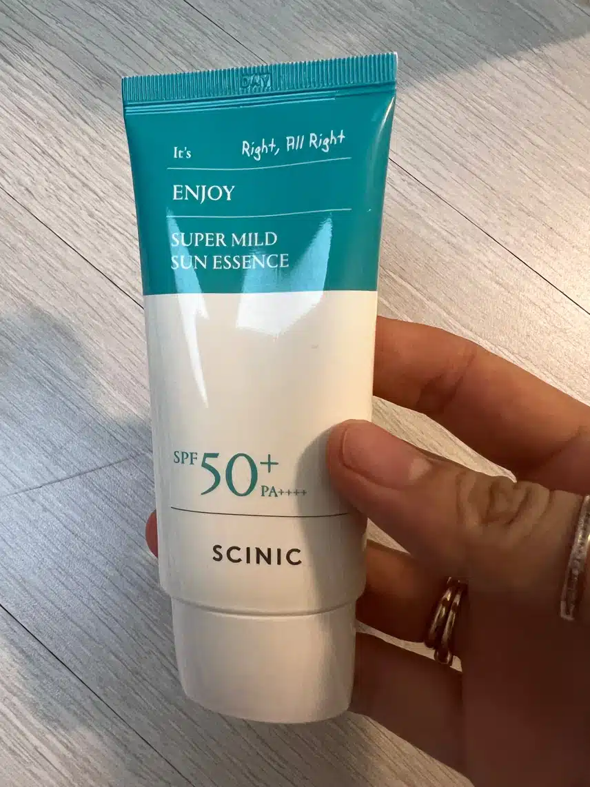 선크림바르기