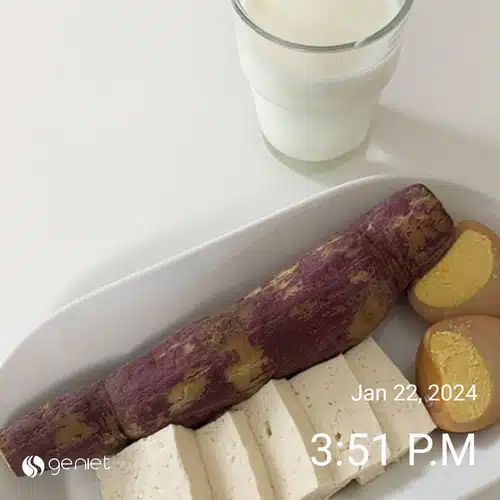 단백질 식단은 두부, 계란, 우유