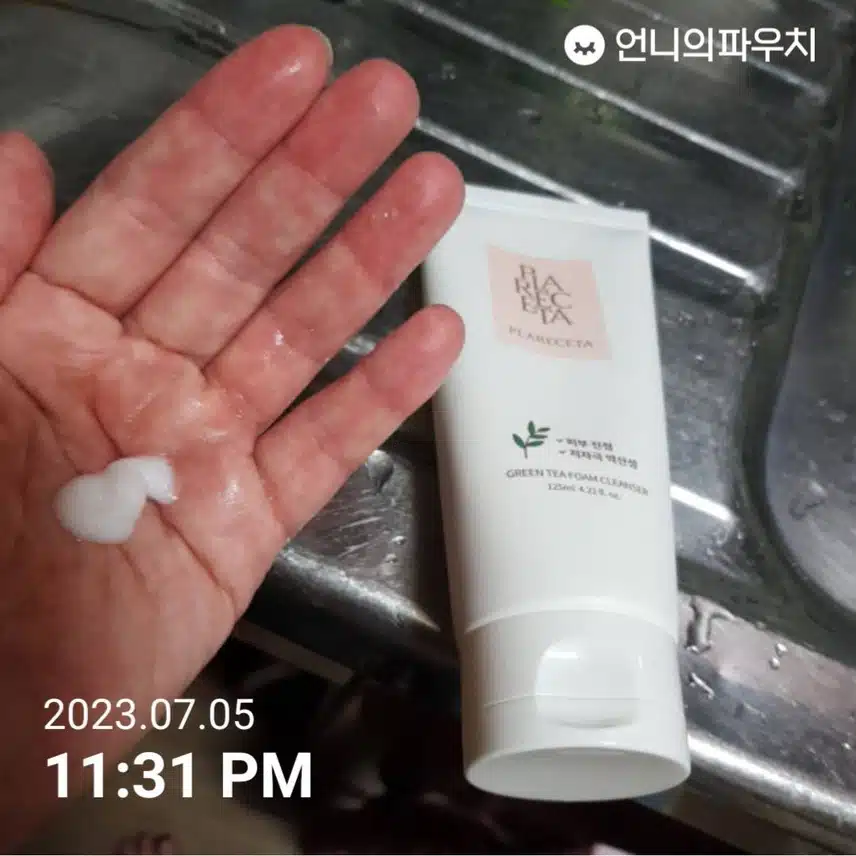 녹차수향이 나는 보니앤제이 폼클렌저
