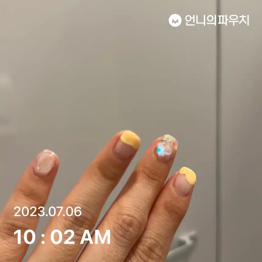 여름네일 하고 나서 오일케어