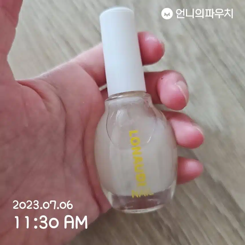약한손톱에 필수인 로나우디 케라틴 손톱강화제