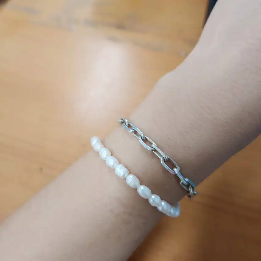 요렇게 레이어드 해서 악세사리 하는거 좋아해요~