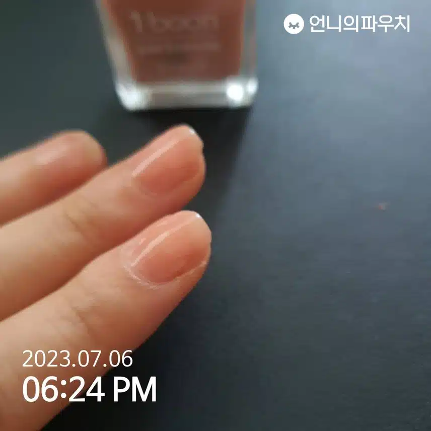 다이소 매니큐어 1boon just 1 minute