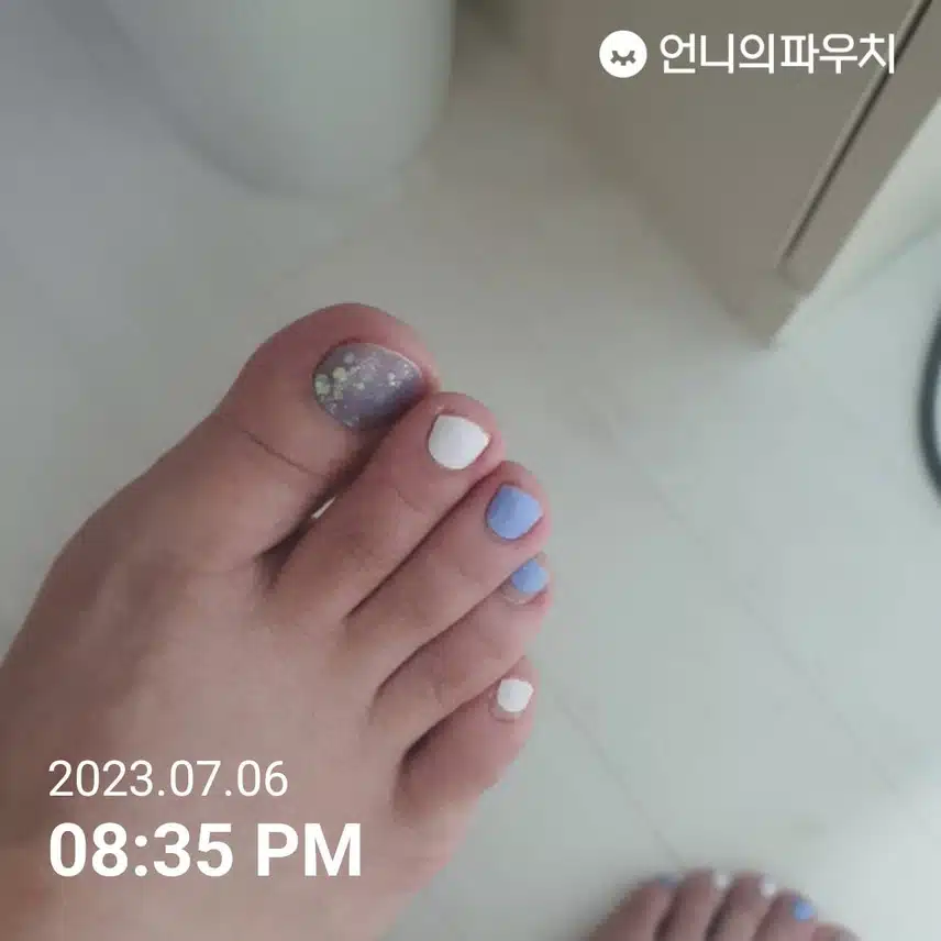 페디큐어로 기분전환