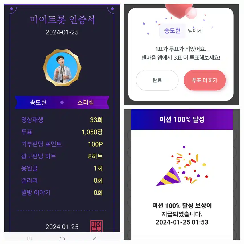 투표인증 