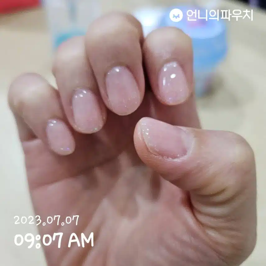 기분전환 젤 네일~~