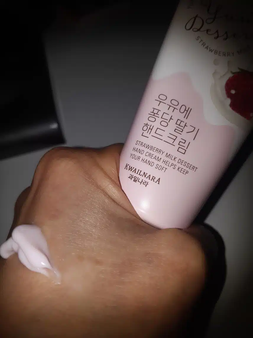 잠들기 직전 핸드크림 