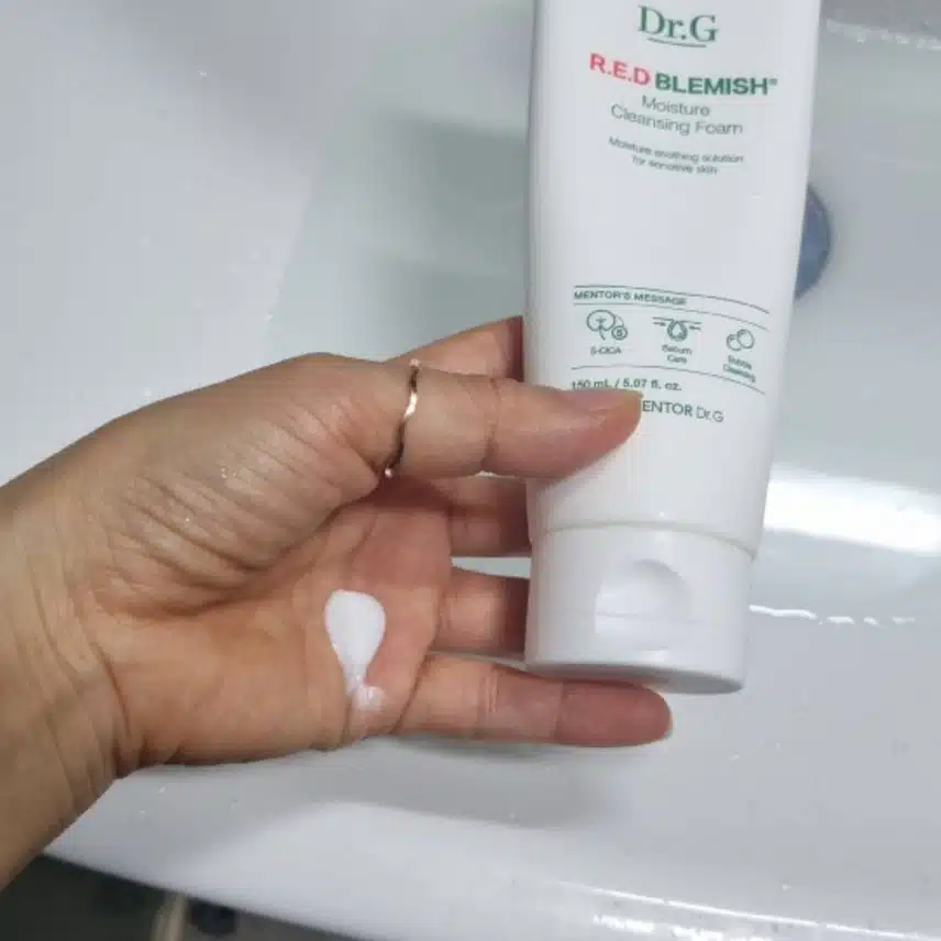 아침, 저녁으로 폼 클렌징