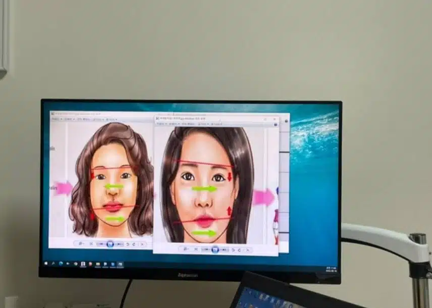 안면비대칭 한의원 치료햇어요