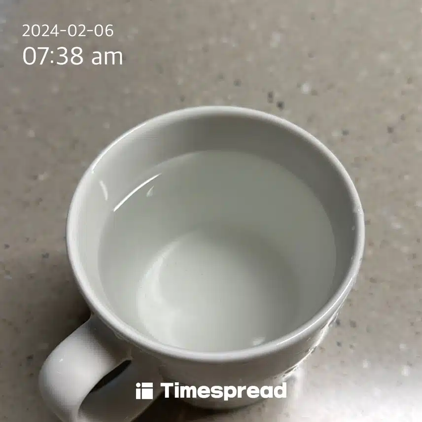 물한잔