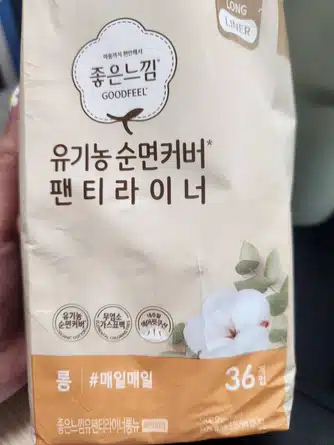 일상 속 이너뷰터 팬티라이너
