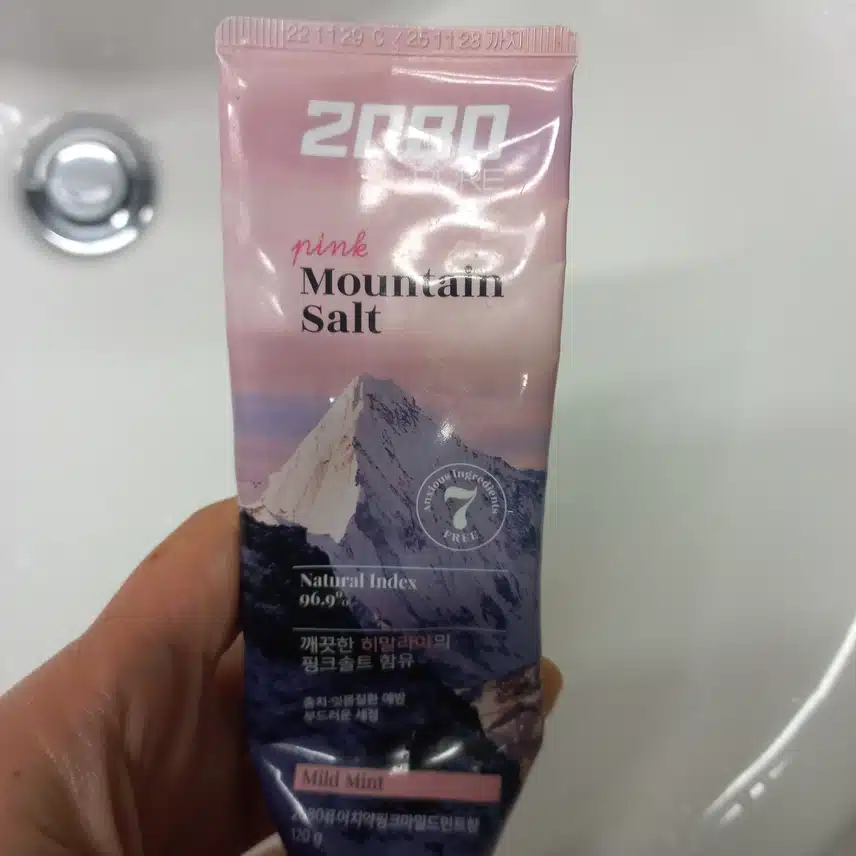 핑크솔트 치약
