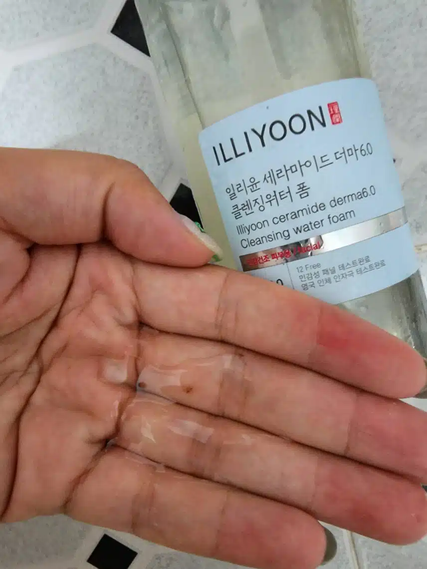 내돈내산 일리윤 세라마이드 더마 클렌징워터폼