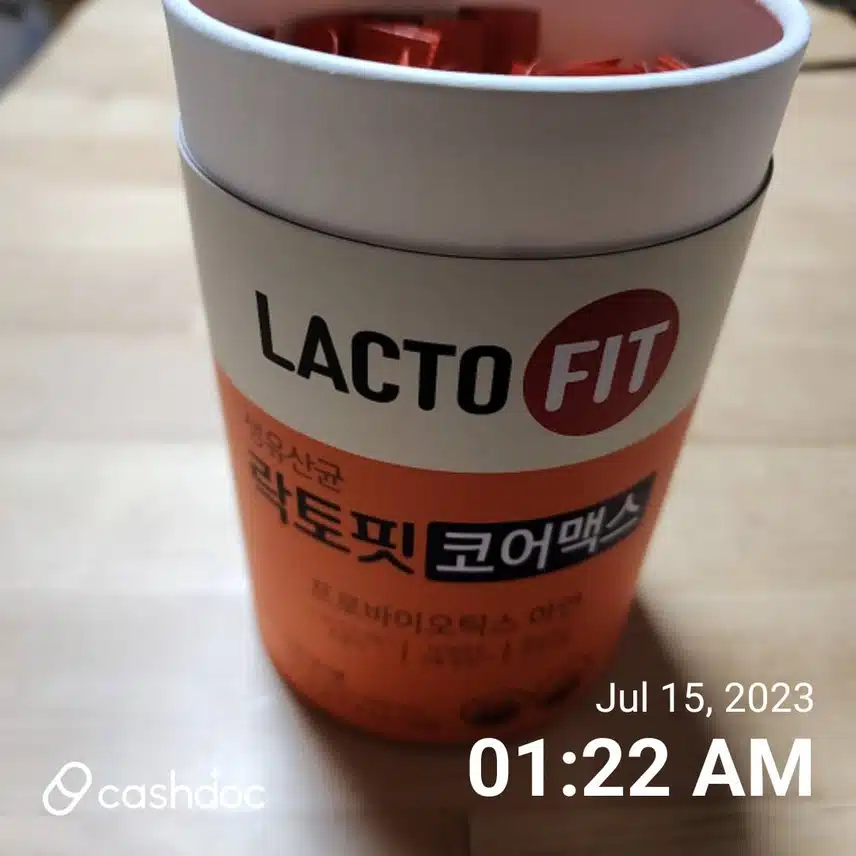 저의 선택은 '종근당건강'의 '락토핏코어맥스'