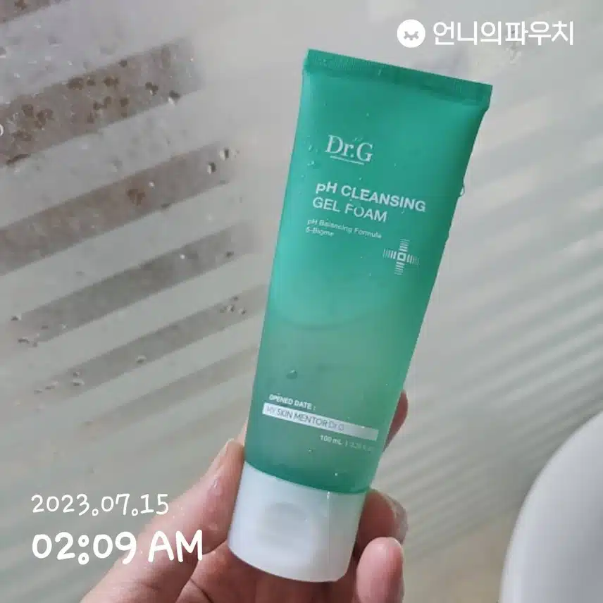 내돈내산7-닥터지 약산성 클렌징 젤 폼