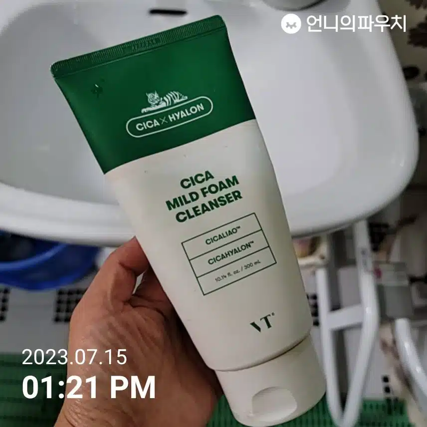 브이티 시카 마일드 폼 클렌저 쫀쫀한 거품