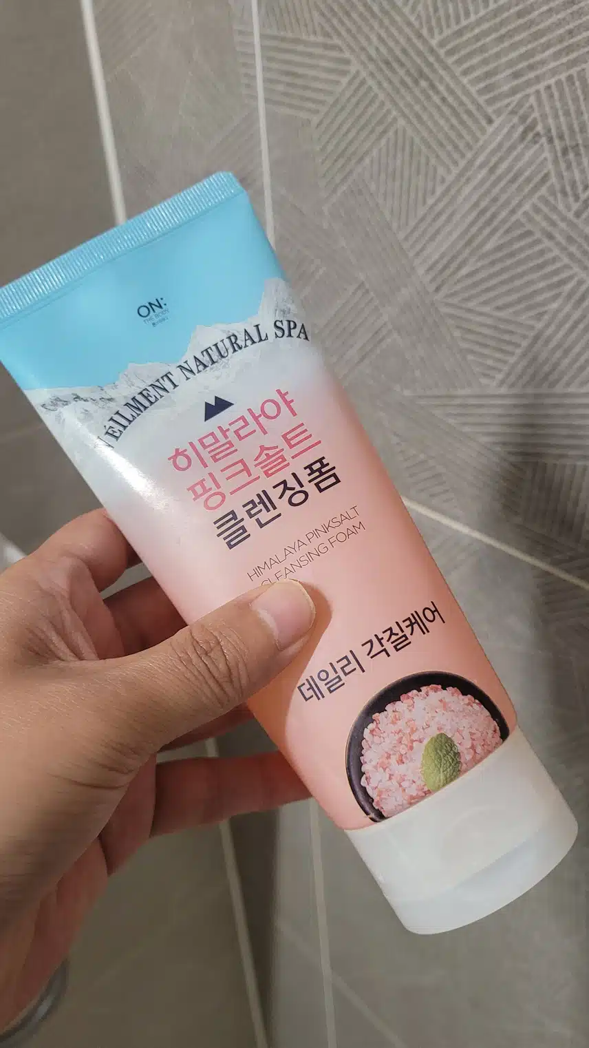 핑크솔트로 깨끗하게-히말라야 핑크솔트 클렌징폼