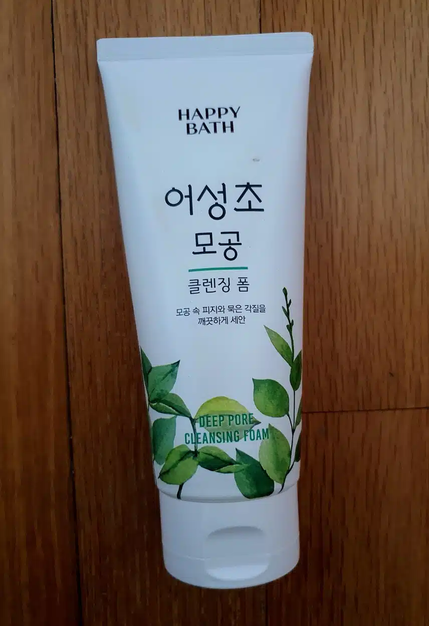 내돈내산 해피바스 어성초 클렌징폼