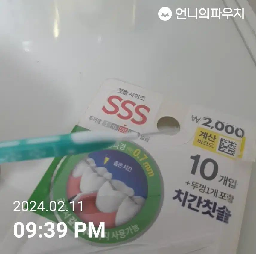 다이소 치간칫솔